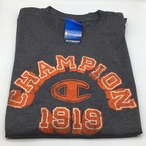 Champion 1919 orange t shirt